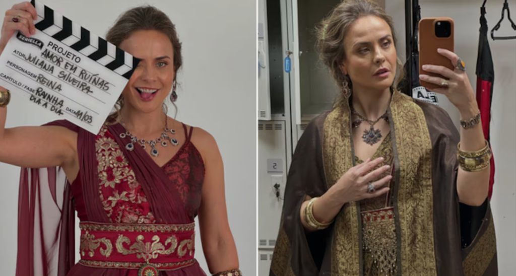 Juliana Silveira se despede de Reina após o fim das gravações de Amor em Ruínas
